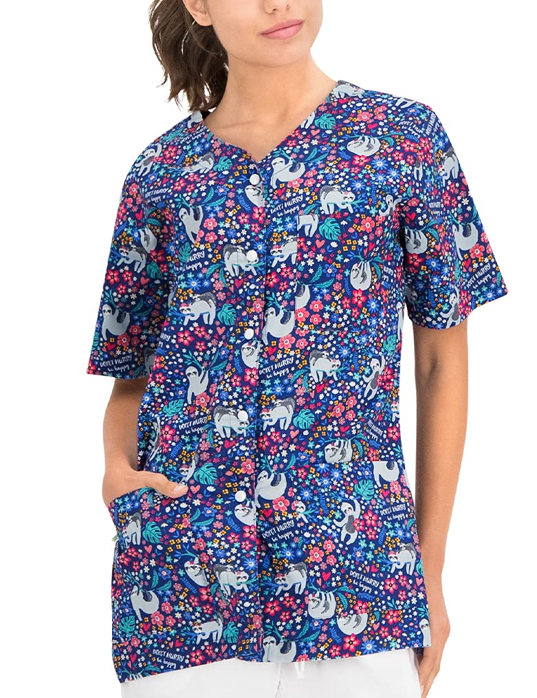 b-well-carina-blouse-m-dicale-taille-l-boutons-pression image 7