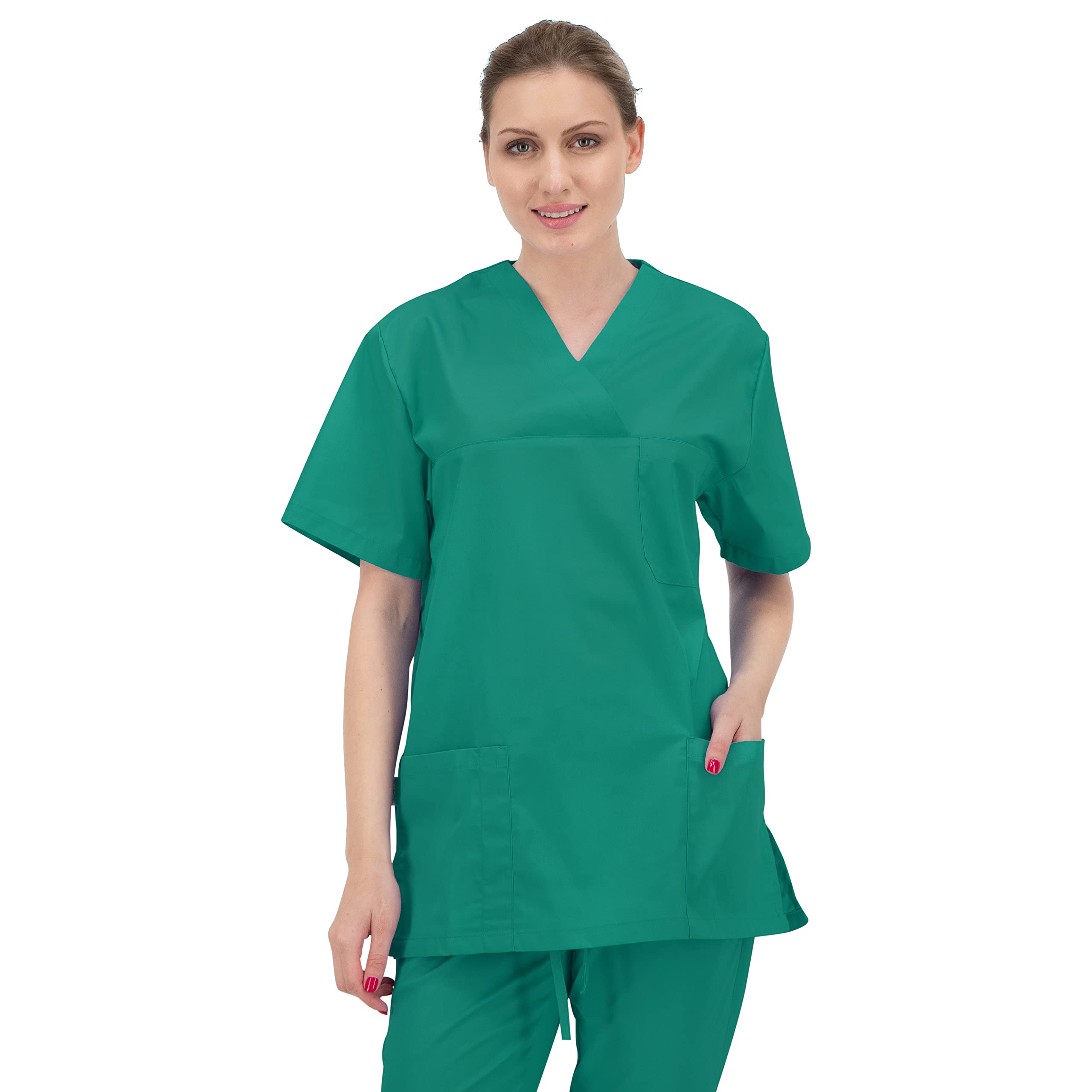 b-well-angel-tunique-m-dicale-vert-fonc-xl-3-poches image 3