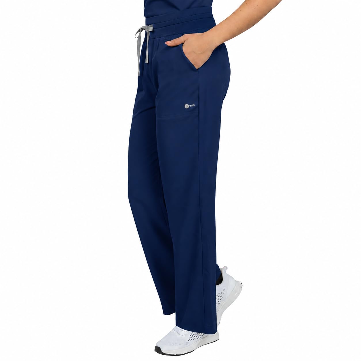 b-well-aurelia-pantalon-m-dical-bleu-fonc-6-poches-l image 4