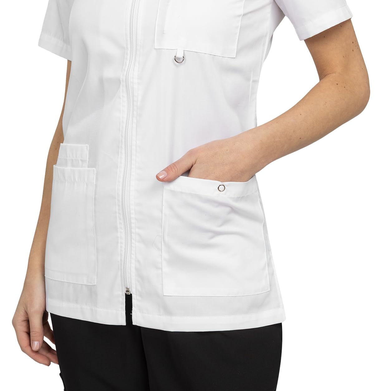 b-well-basics-stella-veste-m-dicale-femme-xs-blanc-zip image 6