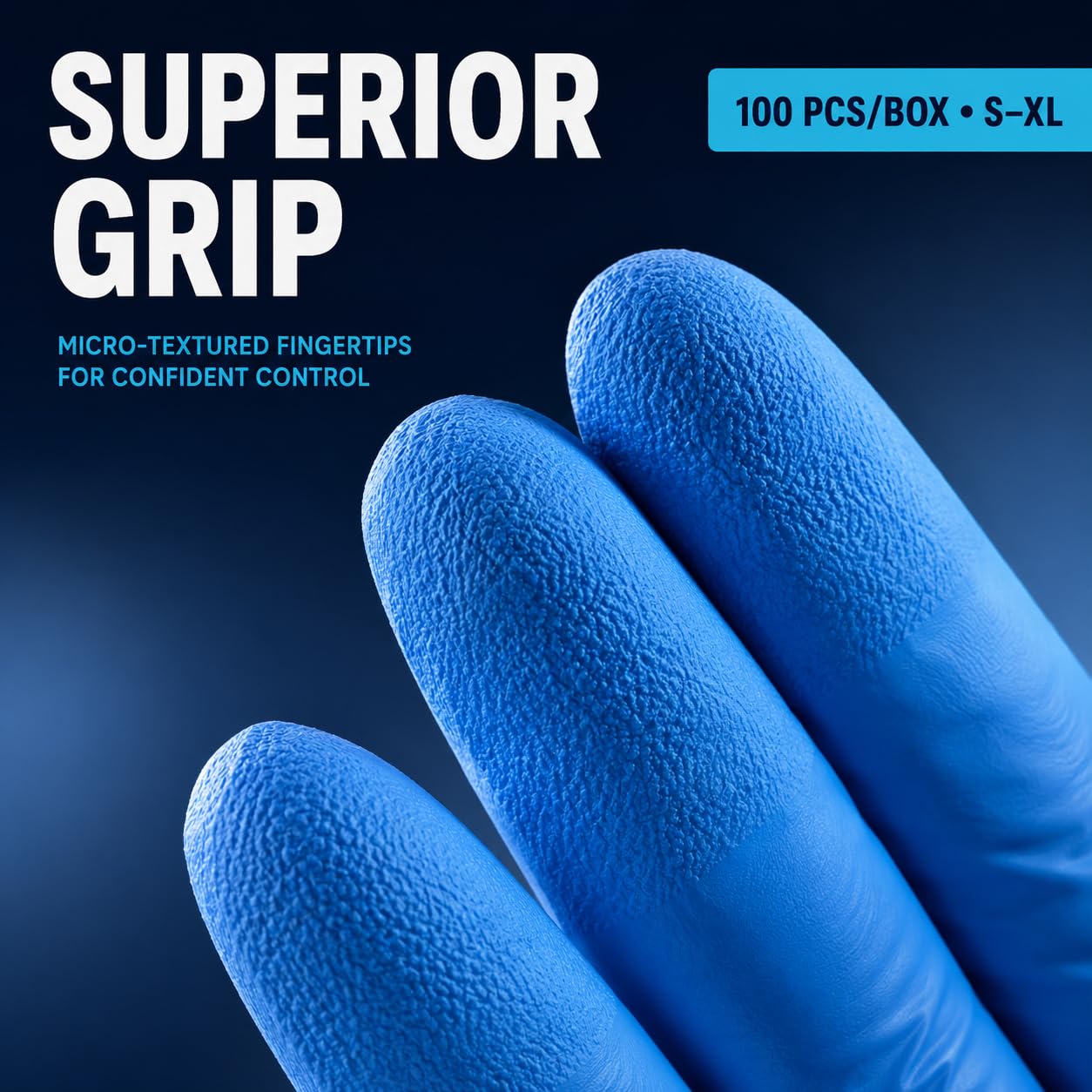 b-well-pulse-gants-nitrile-jetables-s-bo-te-100-sans-latex image 2