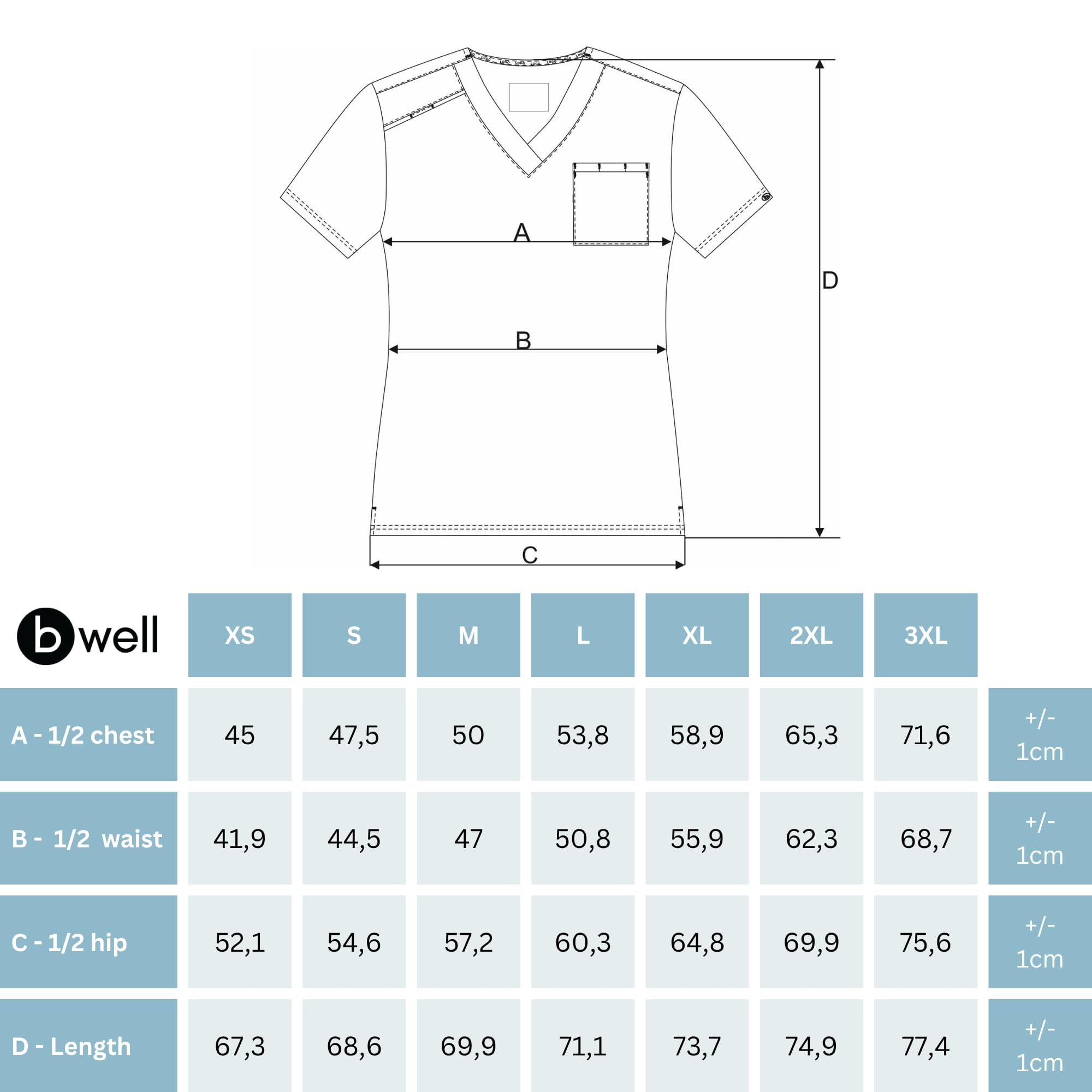 b-well-aurelia-blouse-m-dicale-femme-aubergine-microfibre image 5