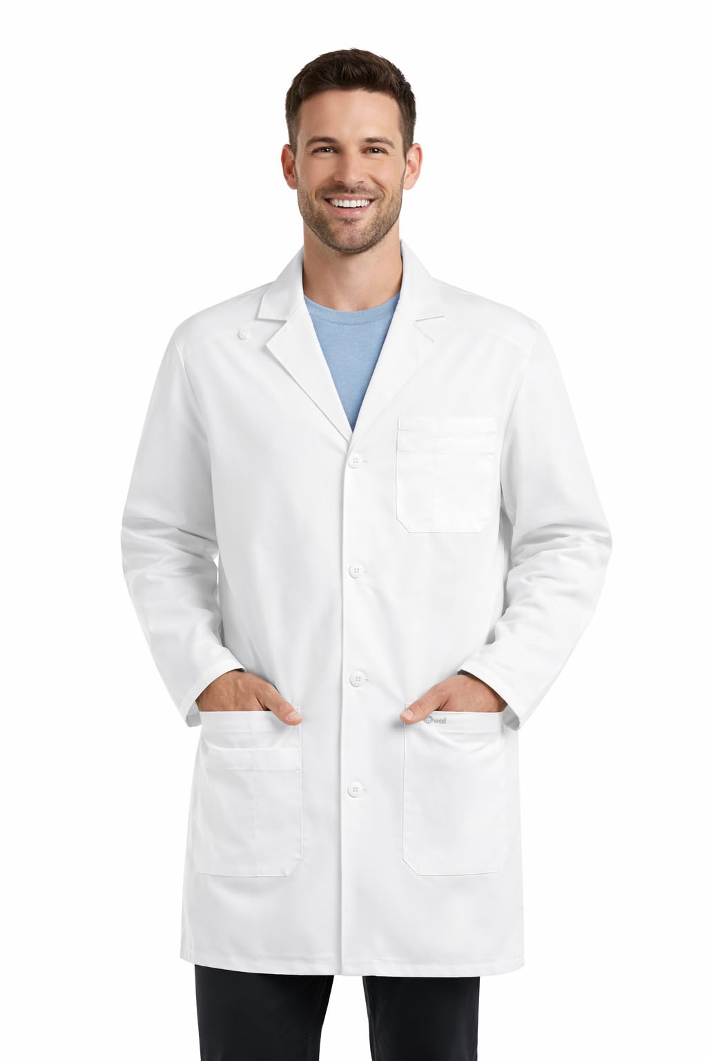 b-well-code-white-leonardo-blouse-laboratoire-homme-xl image 1