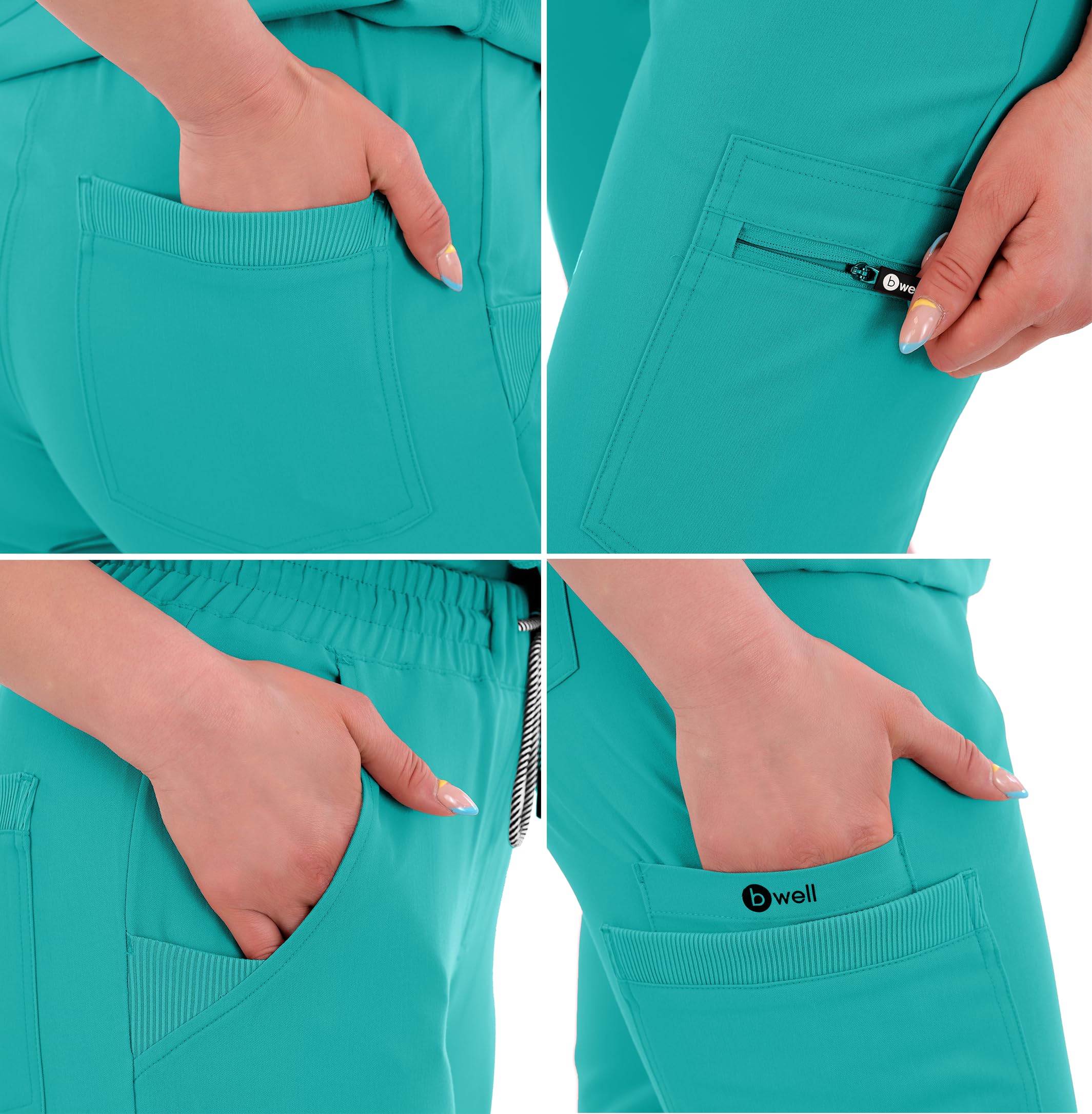 b-well-active-ricci-pantalon-m-dical-noir-7-poches image 6