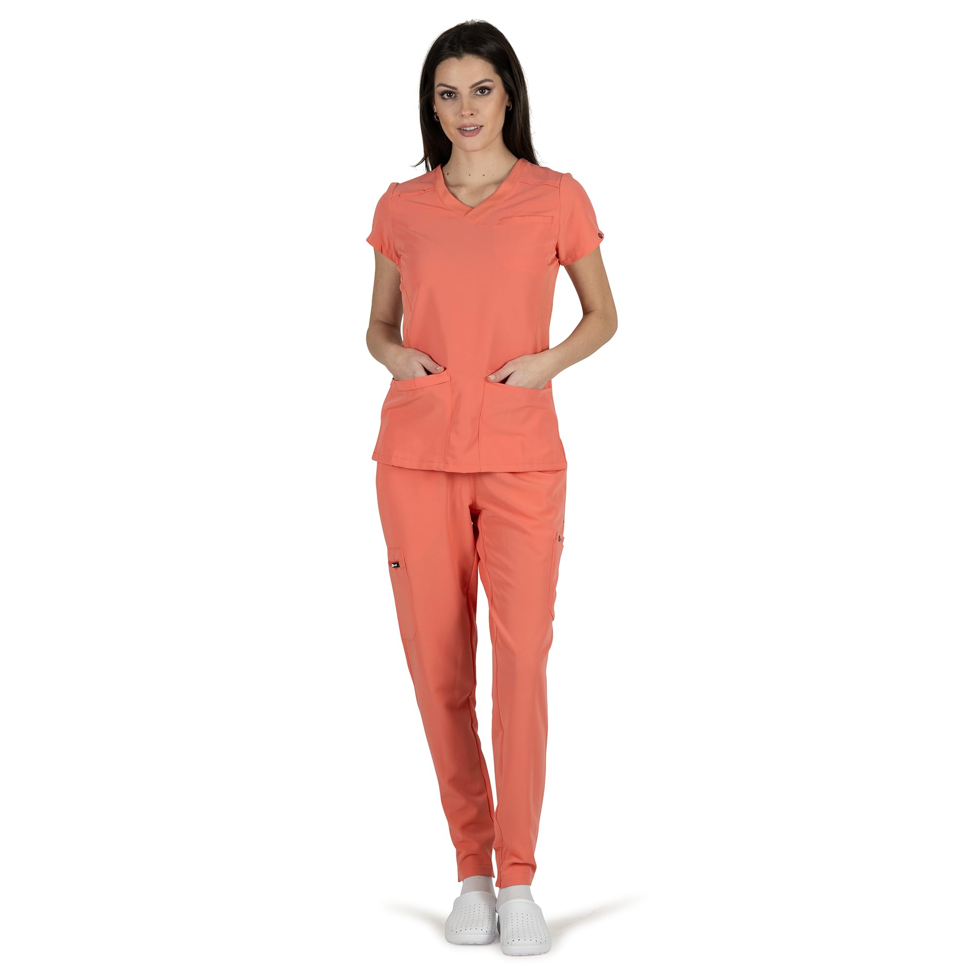 b-well-active-mauri-pantalon-m-dical-noir-poches-zip image 6