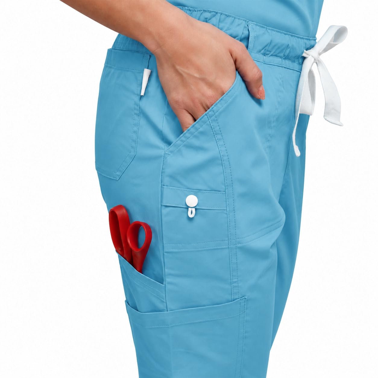 b-well-dante-pantalon-m-dical-5-poches-taille-lastique image 4