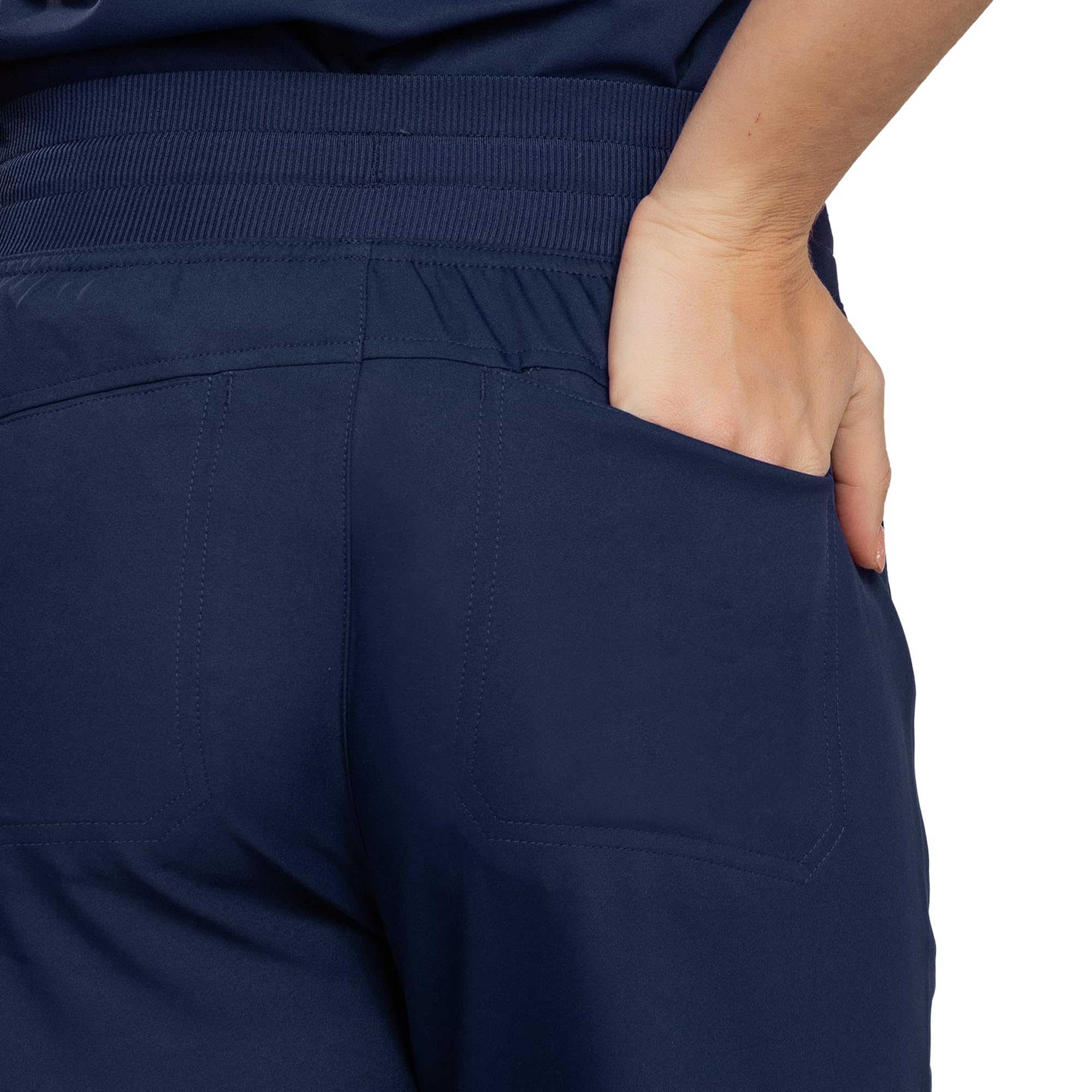b-well-aurelia-pantalon-m-dical-bleu-fonc-6-poches-l image 7