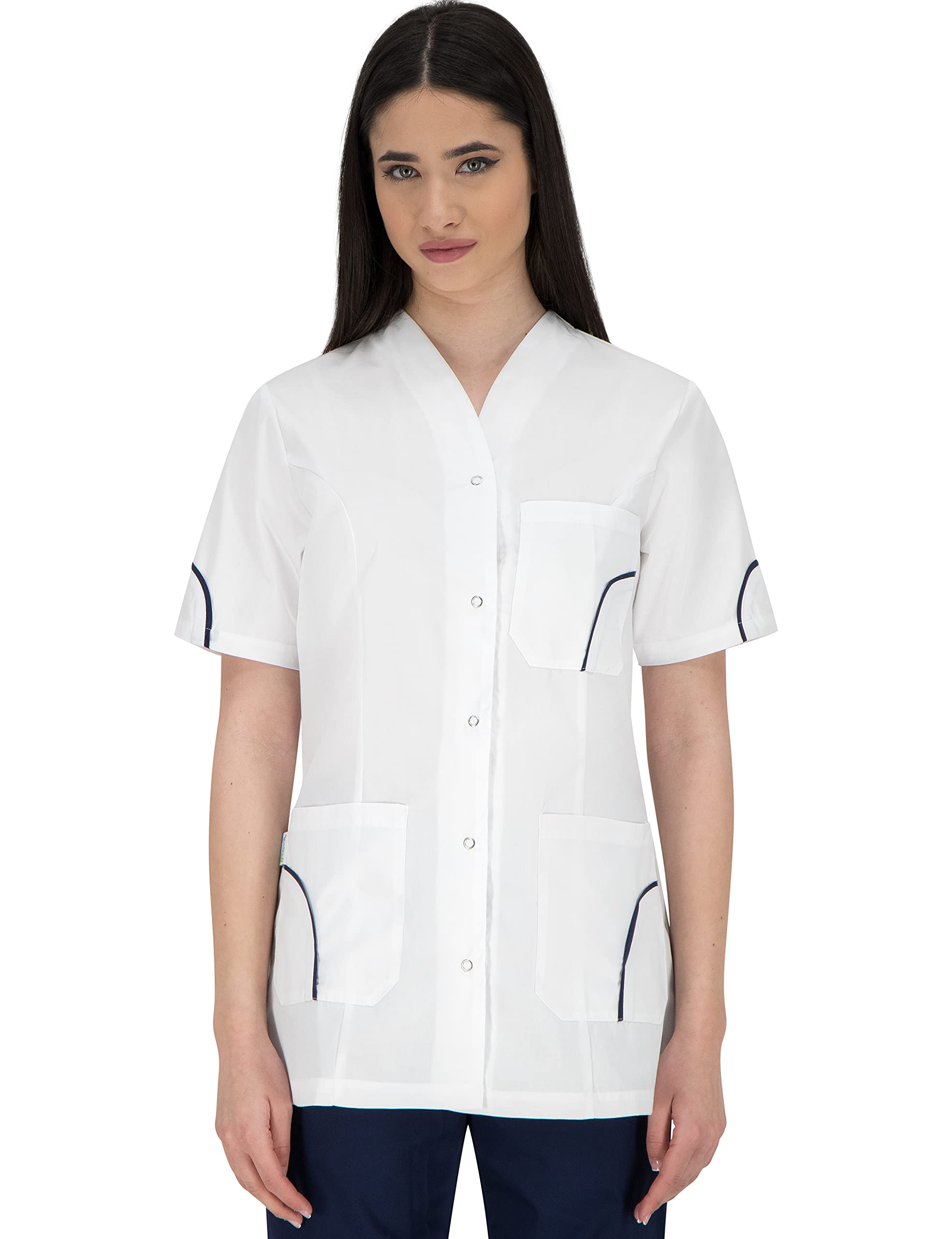b-well-basics-silvia-tunique-m-dicale-femme-xxl-boutons image 2