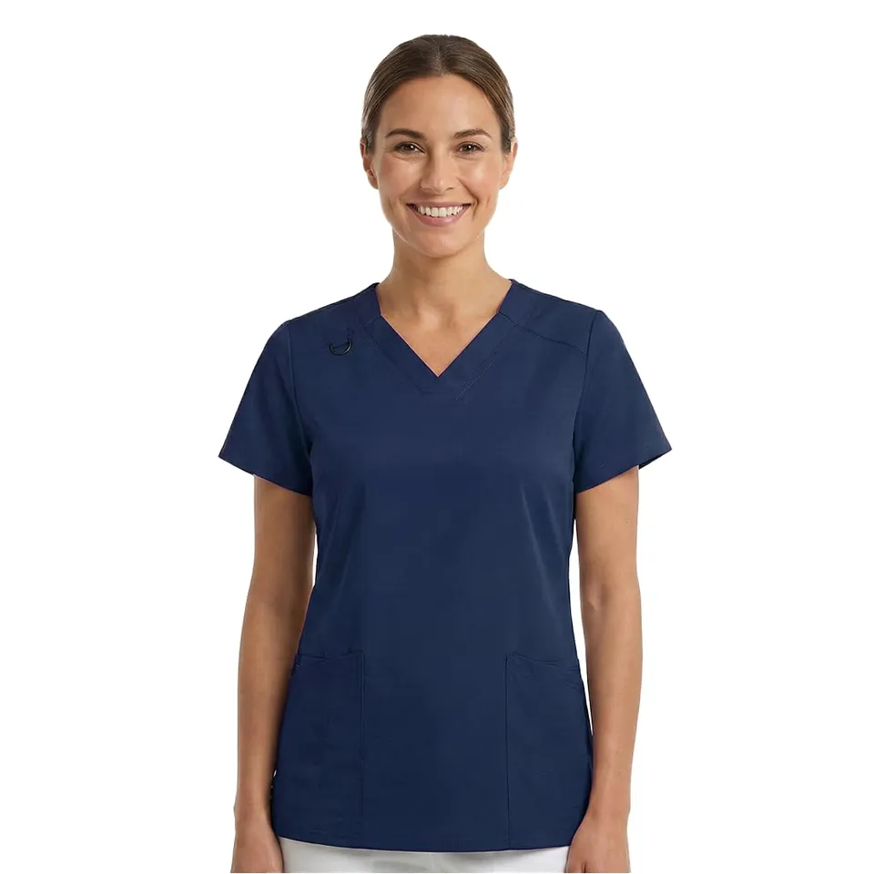 b-well-angelica-tunique-m-dicale-femme-noir-col-v image 1