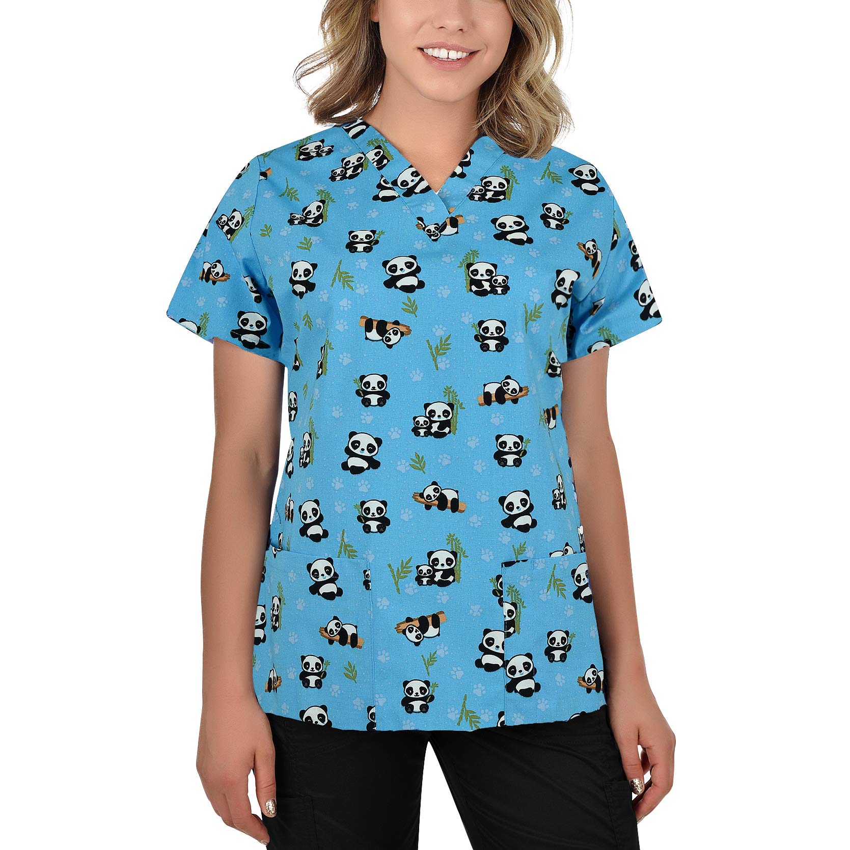 b-well-bambina-blouse-m-dicale-femme-motif-coton-2-poches image 8
