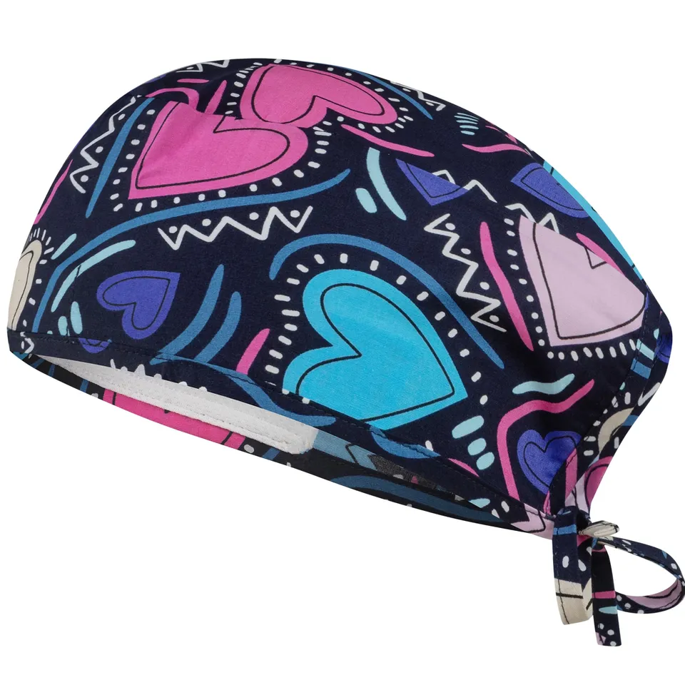 b-well-scrub-caps-calot-chirurgical-amour-taille-unique image 1