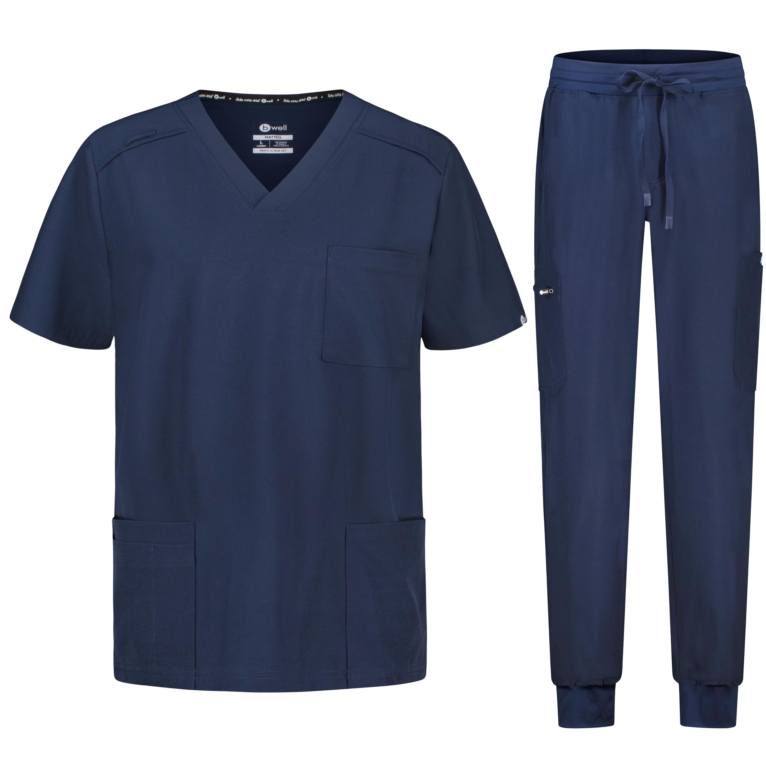 b-well-allure-matteo-ensemble-m-dical-homme-l-bleu image 1