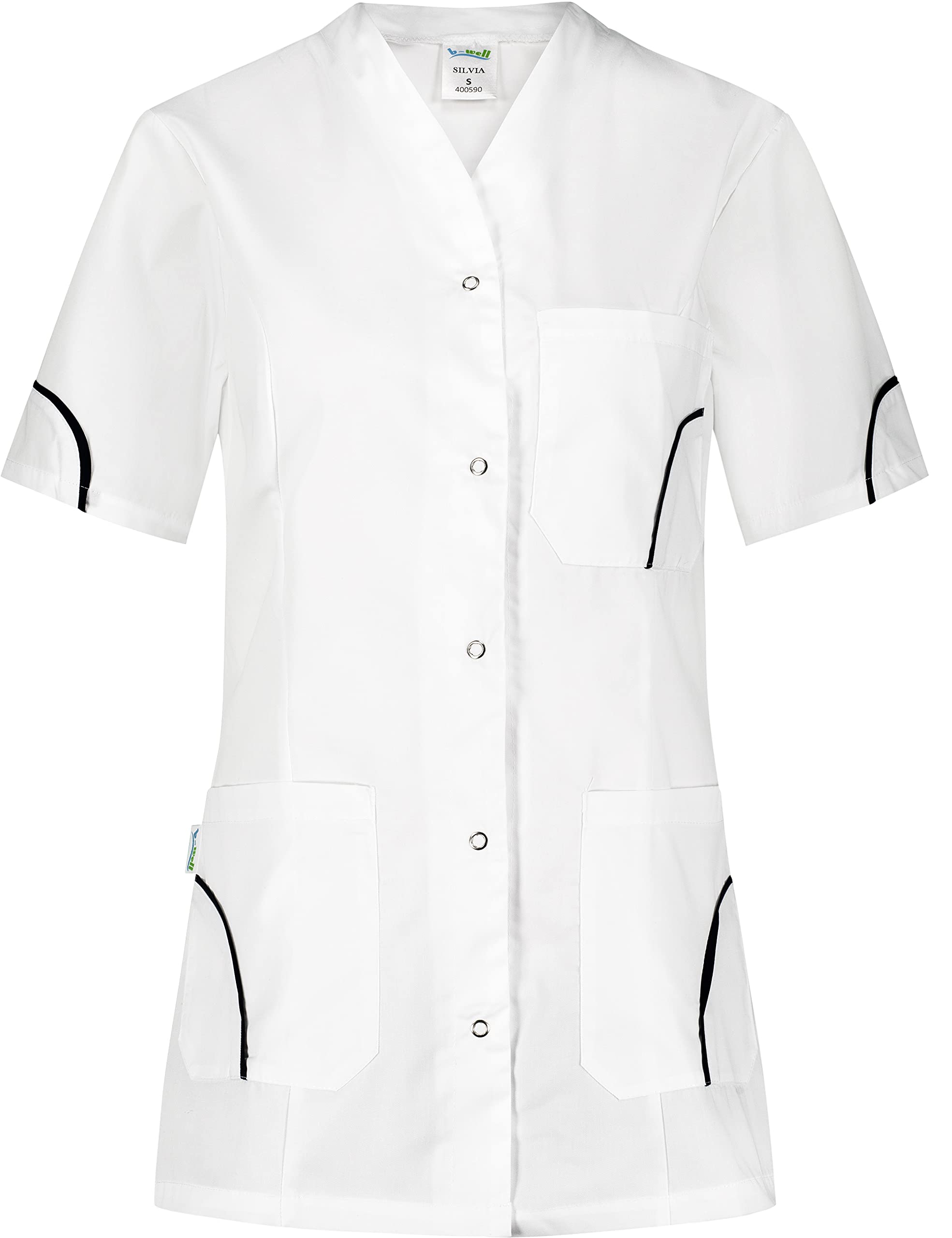 b-well-basics-silvia-tunique-m-dicale-femme-xxl-boutons image 1