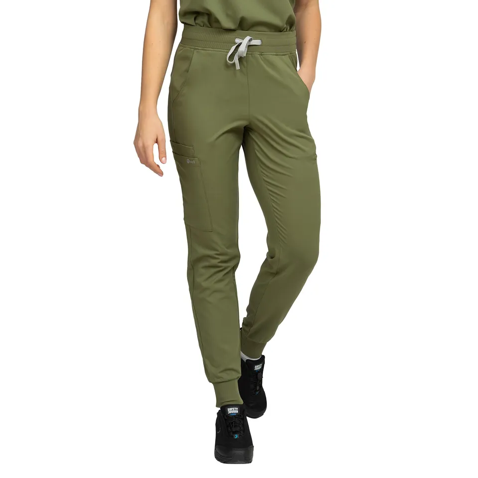 b-well-aurelia-pantalon-m-dical-jogging-aubergine-6-poches image 1