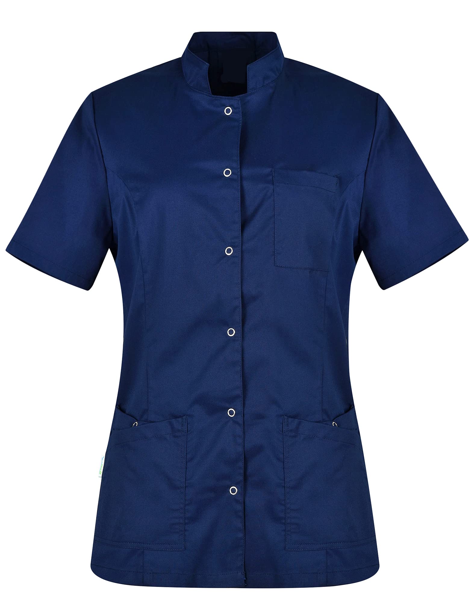 b-well-basics-lisa-blouse-m-dicale-femme-bleue-3-poches image 4