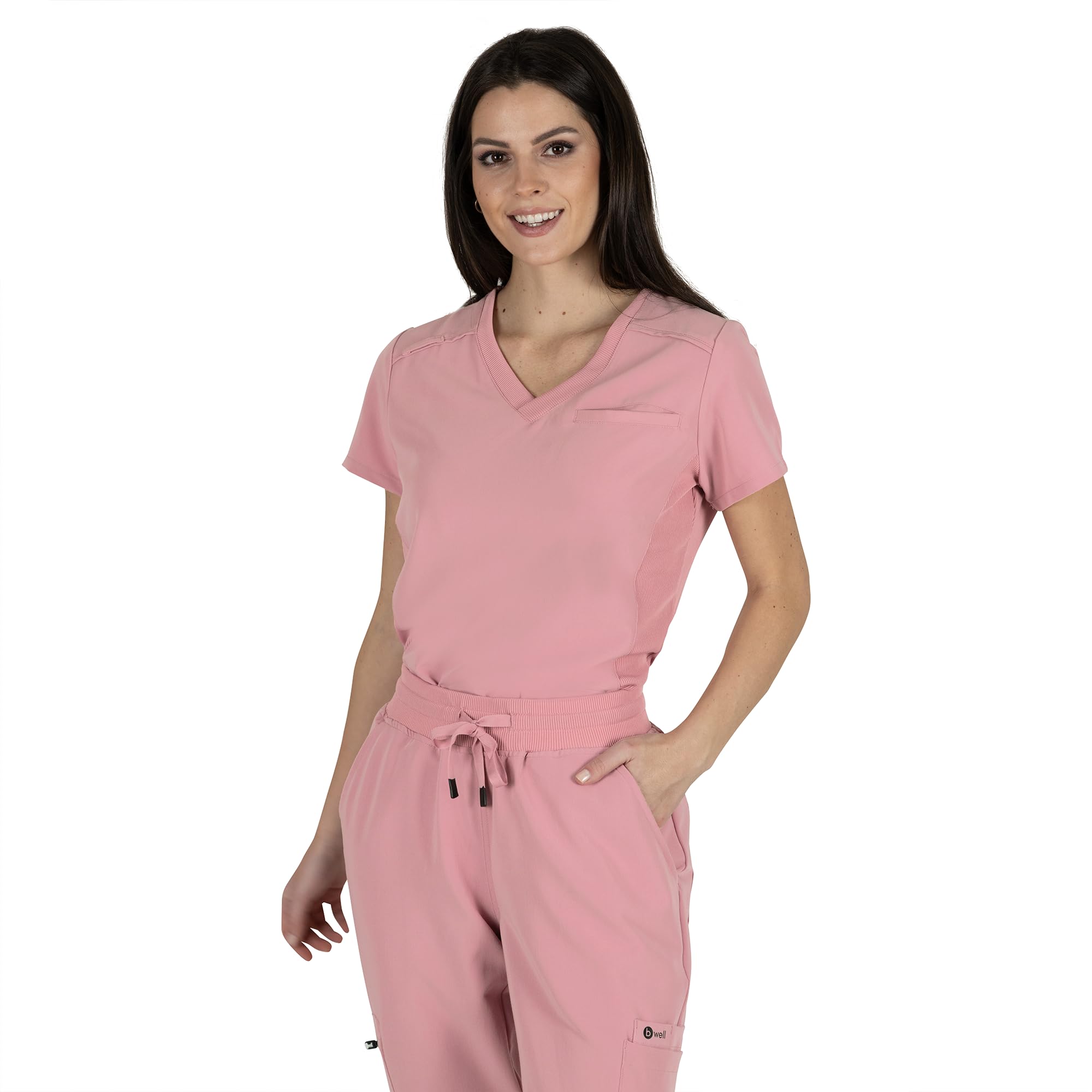 b-well-active-julia-blouse-m-dicale-blanche-m-3-poches image 3