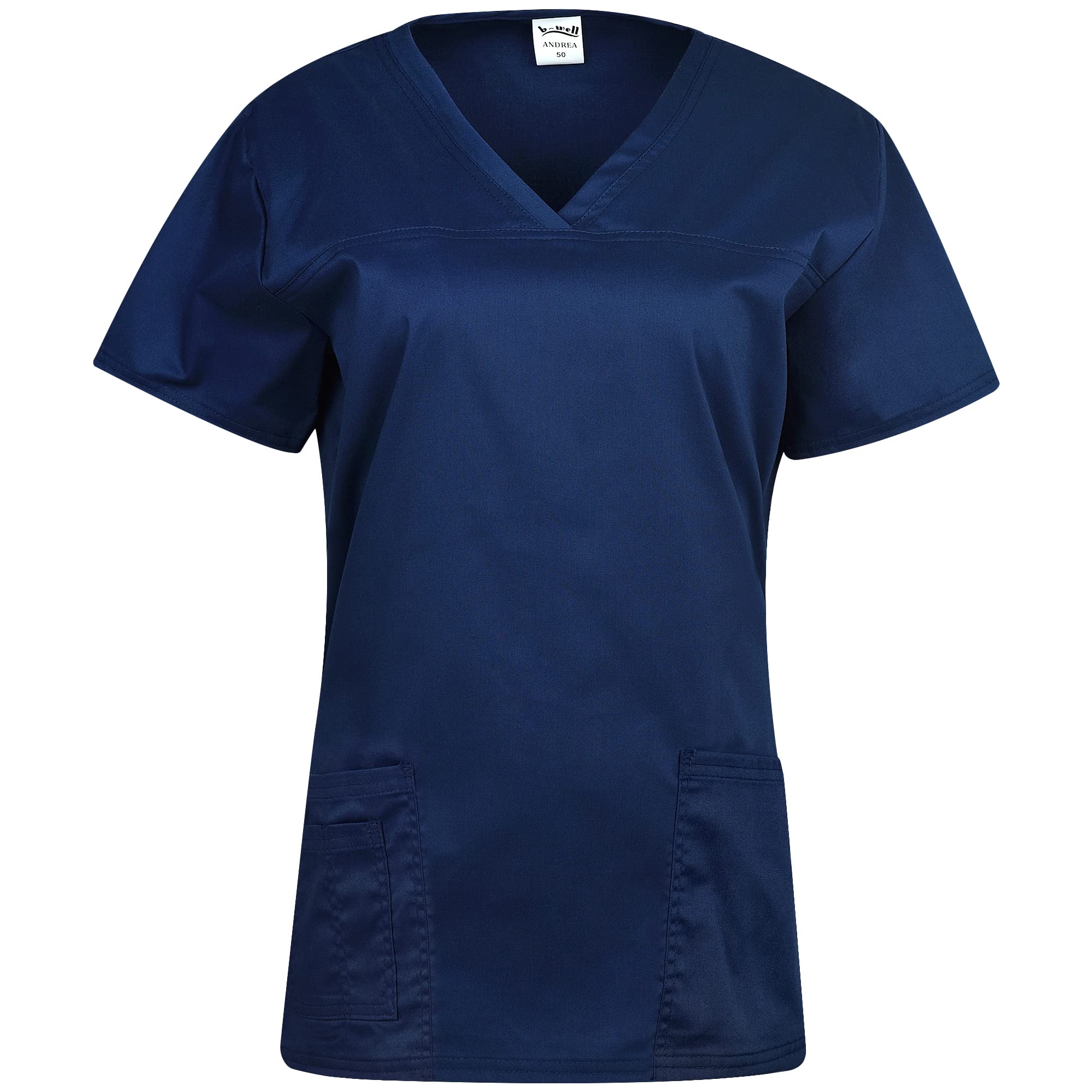 b-well-basics-andrea-blouse-m-dicale-femme-36-col-v image 3