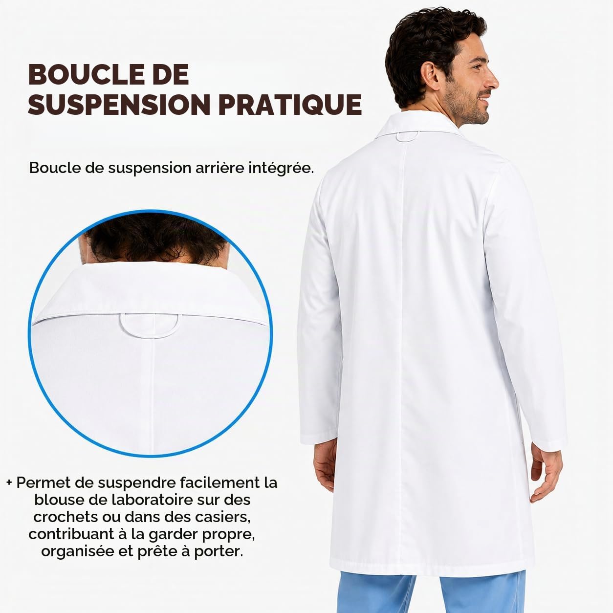 b-well-code-white-fabio-blouse-m-dicale-homme-xl-3-poches image 5