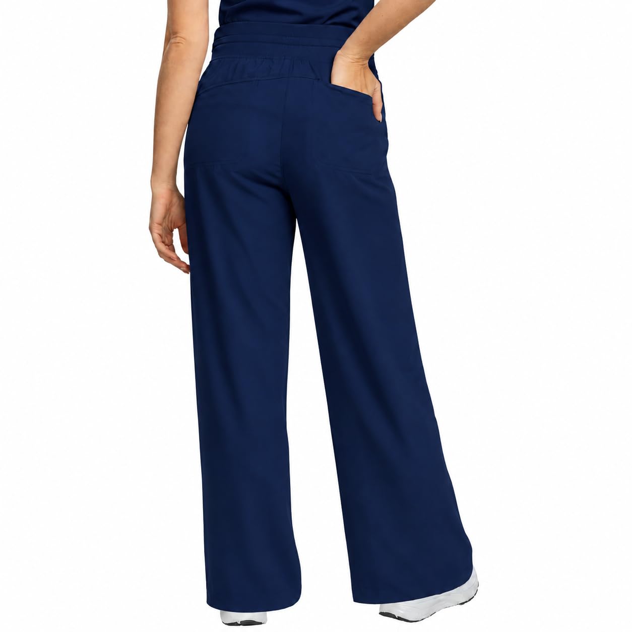 b-well-aurelia-pantalon-m-dical-bleu-fonc-6-poches-l image 5