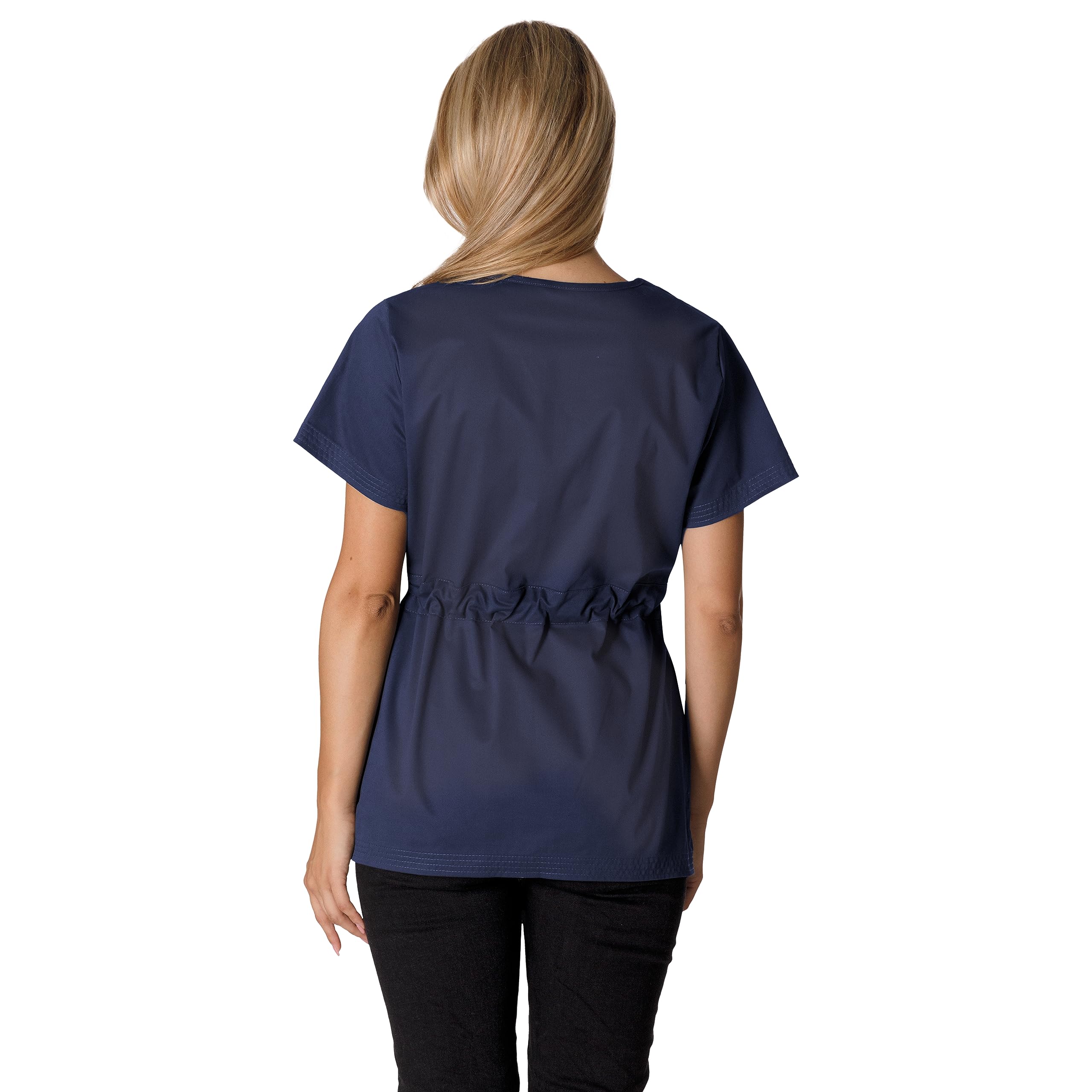 b-well-basics-laura-blouse-esth-ticienne-blanche-manches-courtes image 3