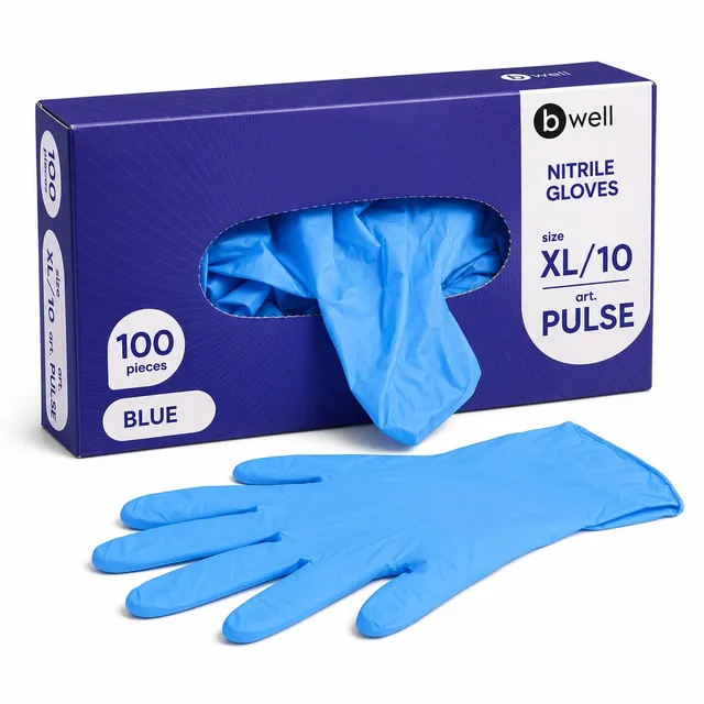 b-well-pulse-gants-nitrile-jetables-s-bo-te-100-sans-latex image 1