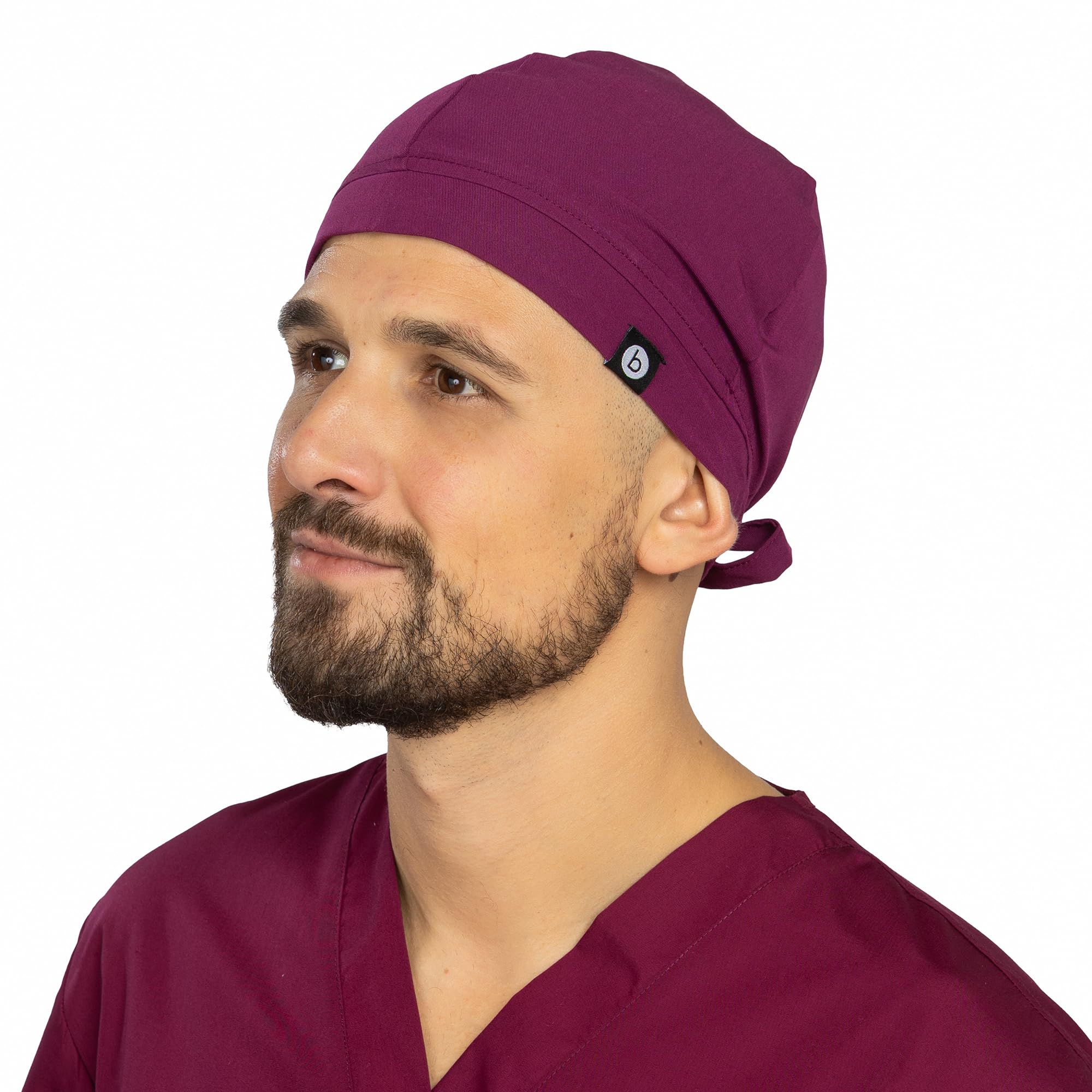 b-well-verona-calot-chirurgical-rouge-bordeaux-lasthanne image 5