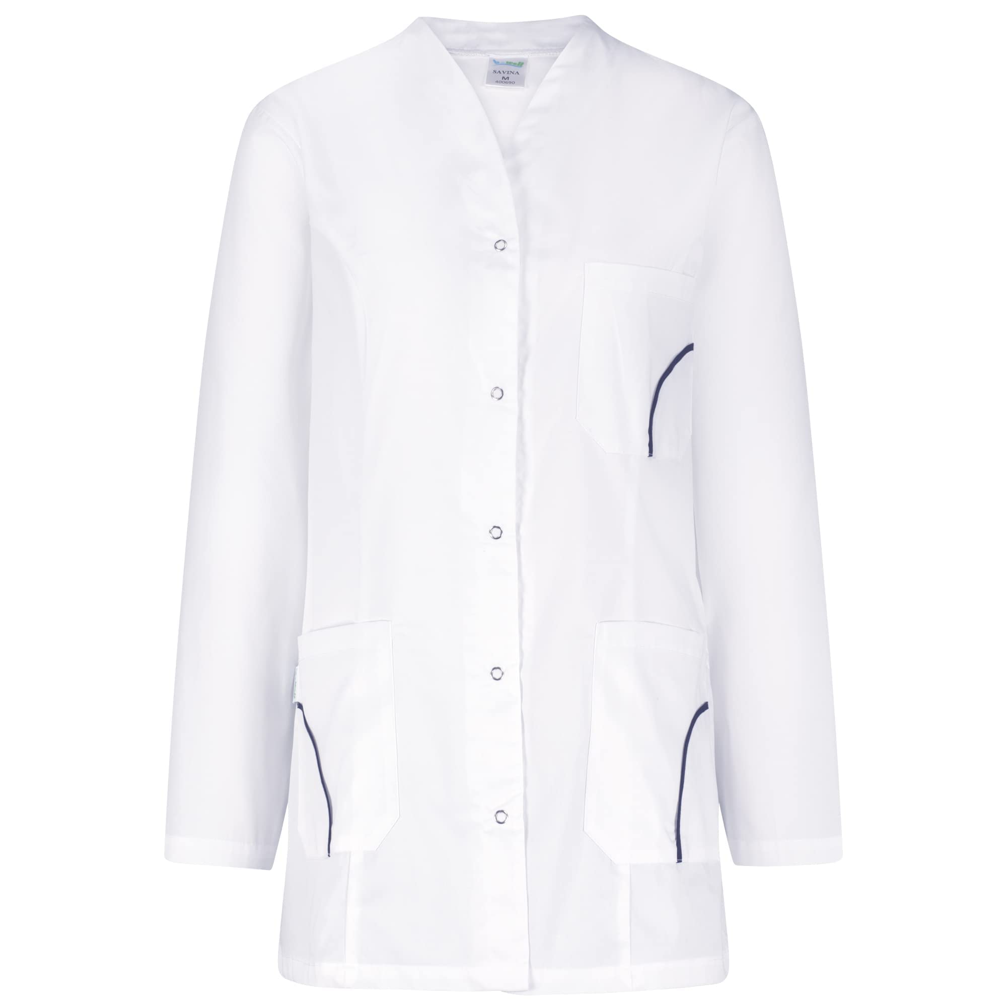 b-well-code-white-savina-blouse-blanche-femme-xl-3-poches image 1