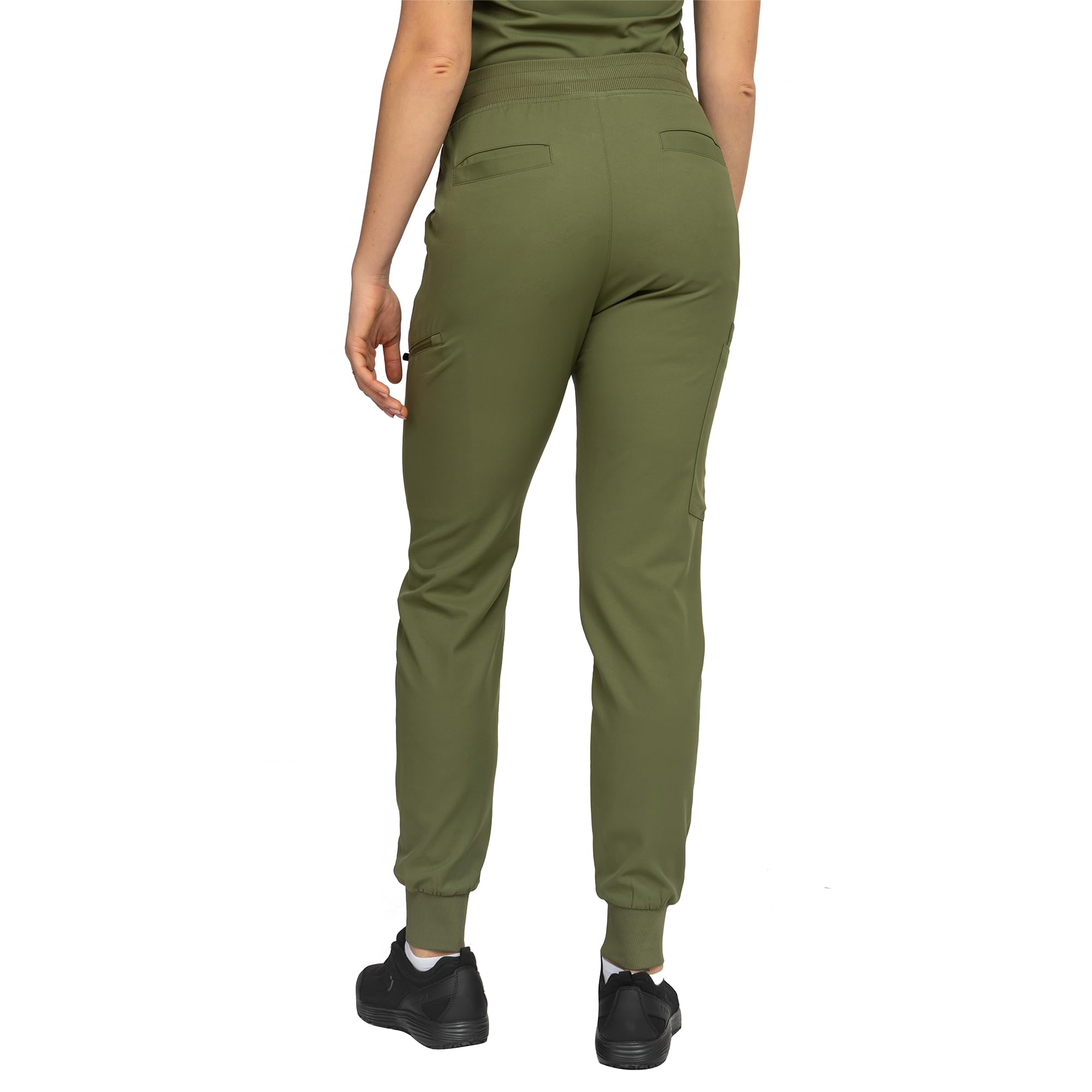 b-well-aurelia-pantalon-m-dical-jogging-aubergine-6-poches image 2