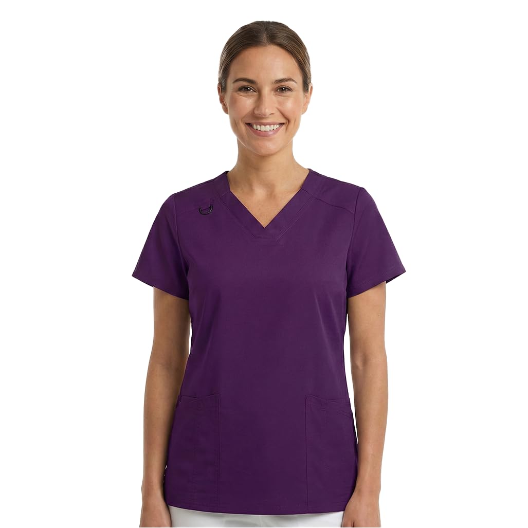 b-well-angelica-tunique-m-dicale-femme-blanc-col-v image 8