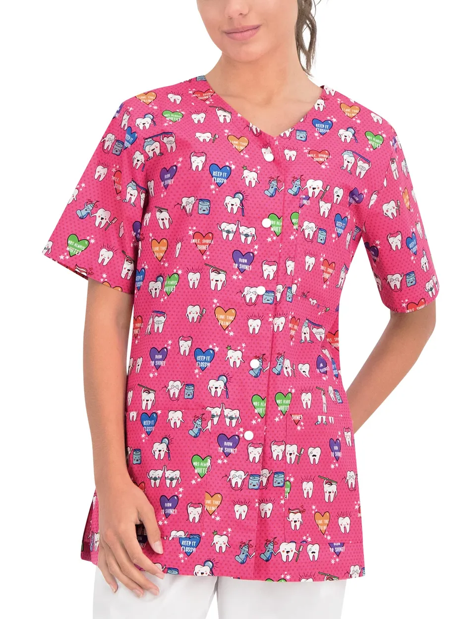 b-well-carina-blouse-m-dicale-taille-l-boutons-pression image 1