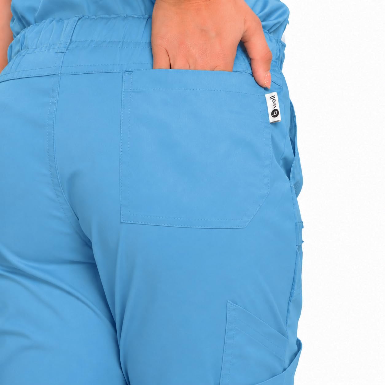 b-well-dante-pantalon-m-dical-5-poches-taille-lastique image 5