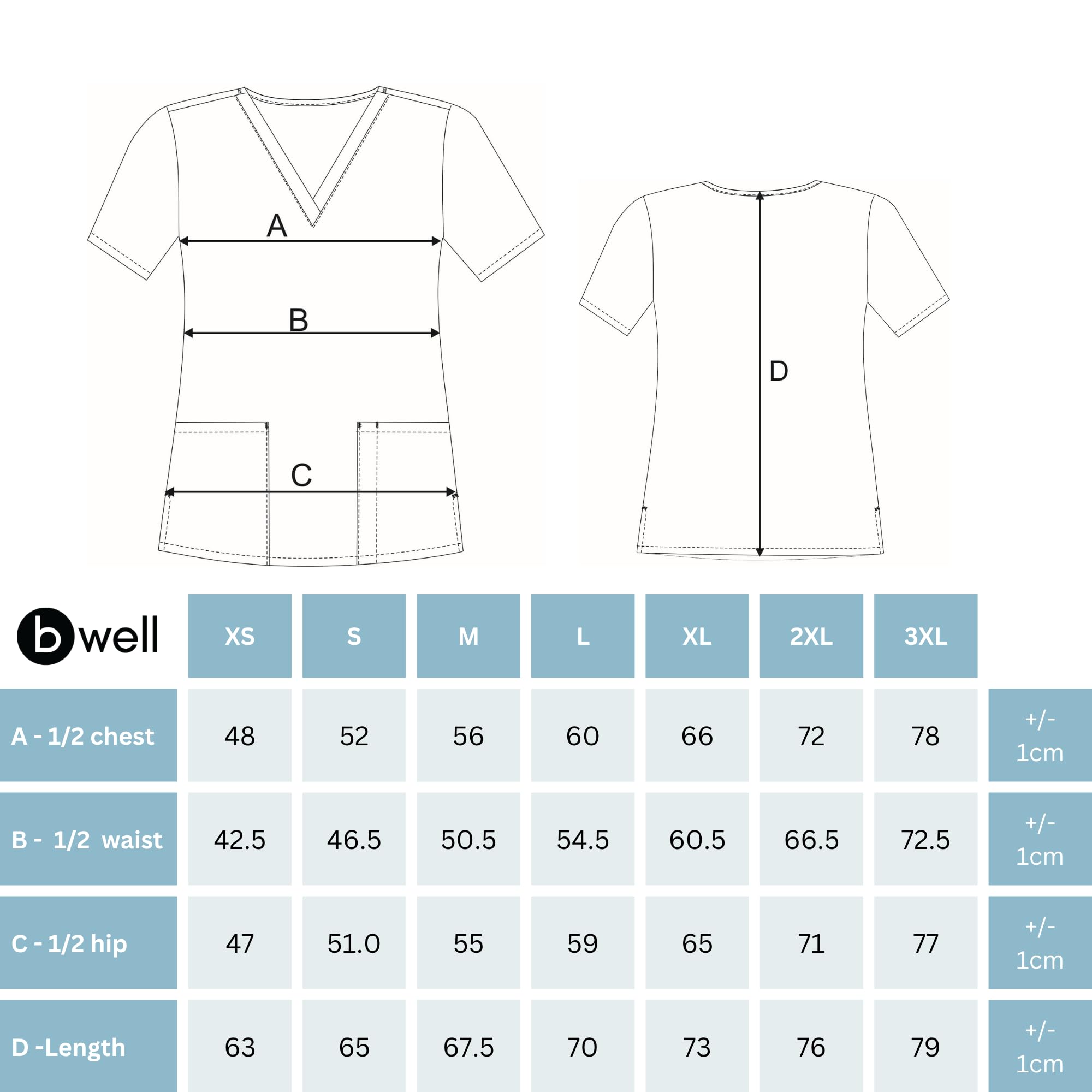b-well-bambina-blouse-m-dicale-femme-motif-coton-2-poches image 5