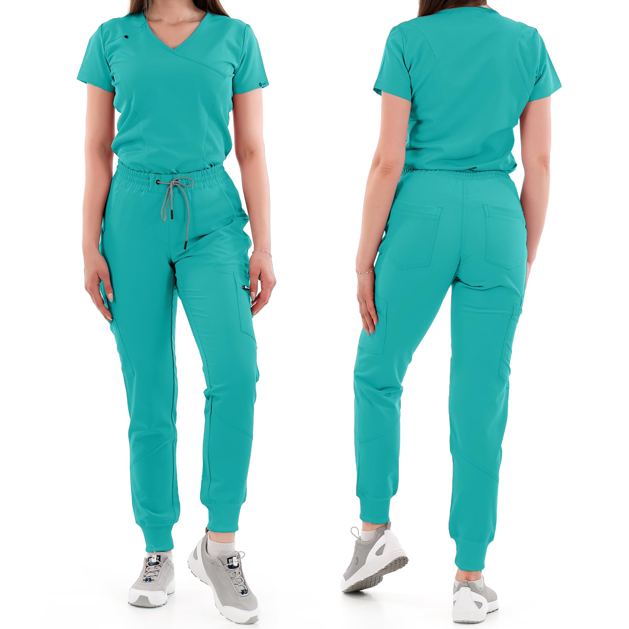 b-well-active-ricci-pantalon-m-dical-noir-7-poches image 2