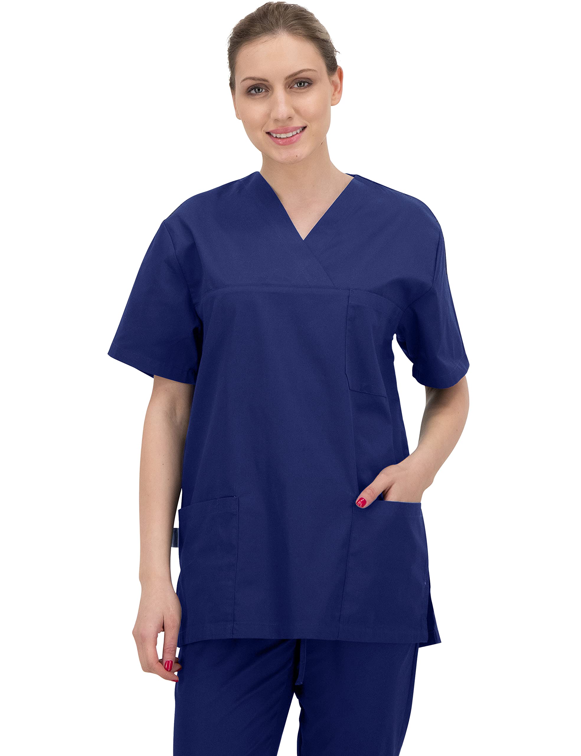 b-well-angel-blouse-m-dicale-unisexe-bleu-xs-3-poches image 2
