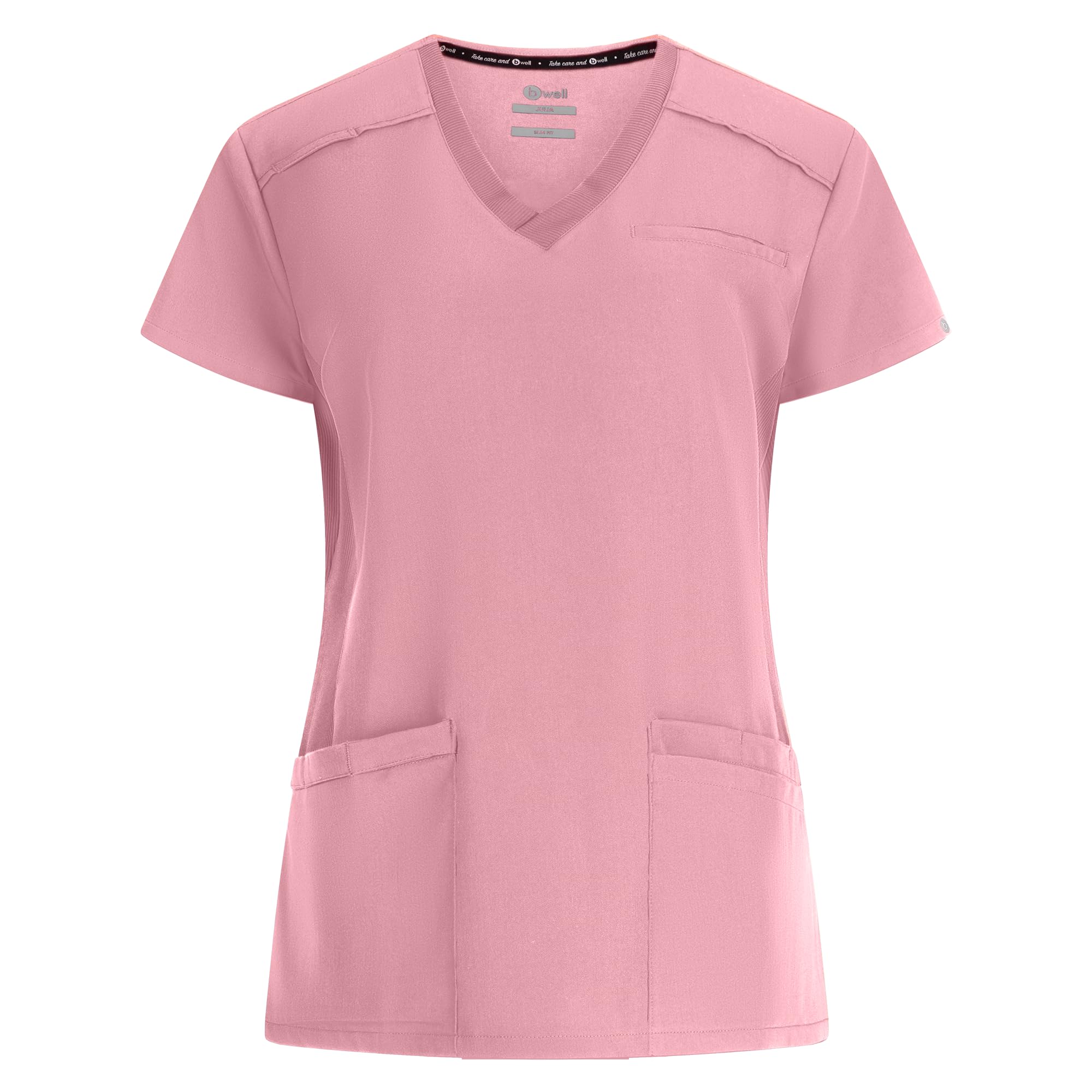 b-well-active-julia-blouse-m-dicale-blanche-m-3-poches image 1