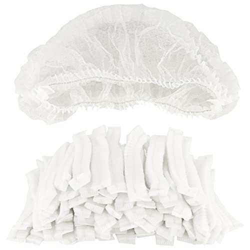 b-well-feather-charlotte-jetable-blanc-lot-100-bonnets-respirants image 7